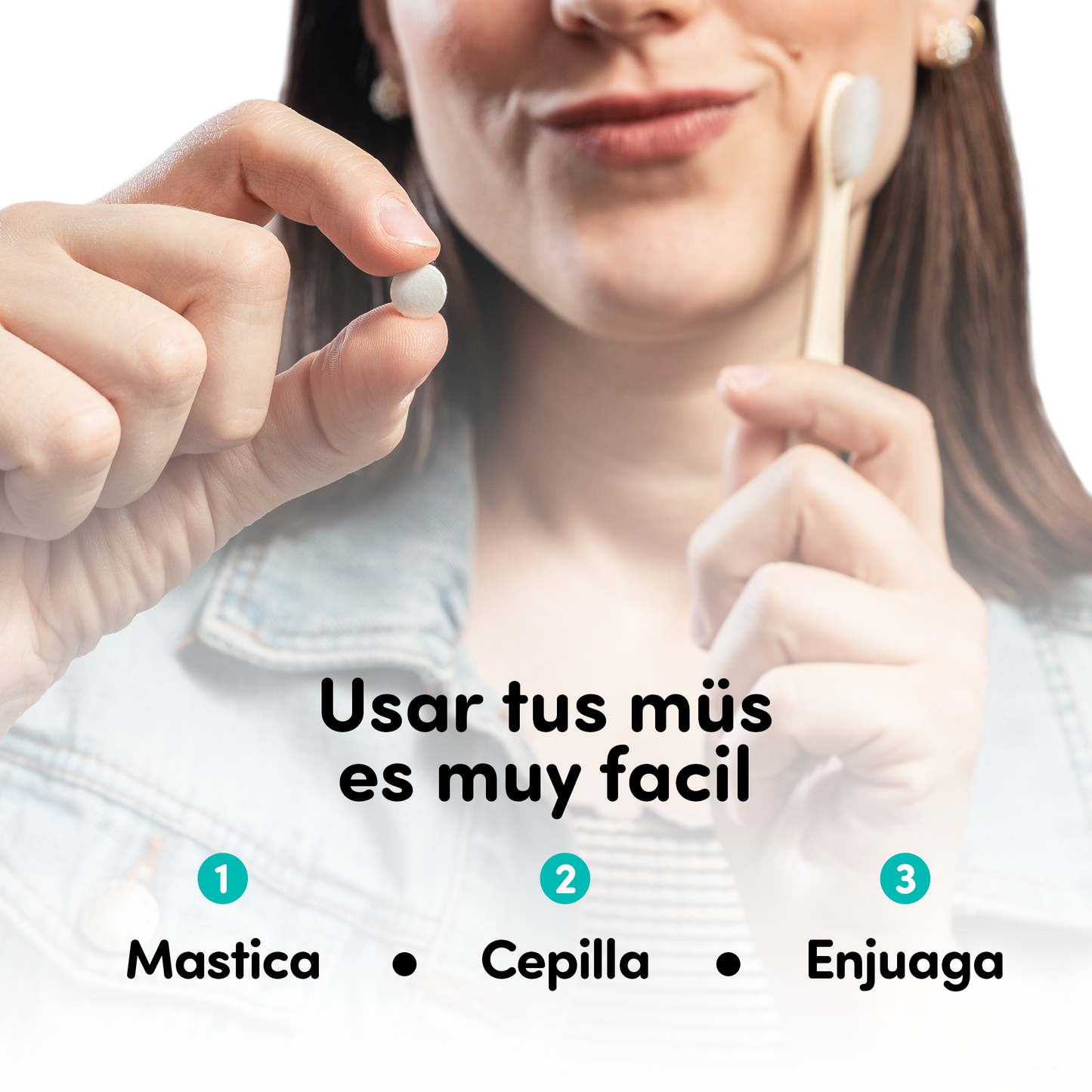 Pasta Dental en Tabletas con Flúor | Lata