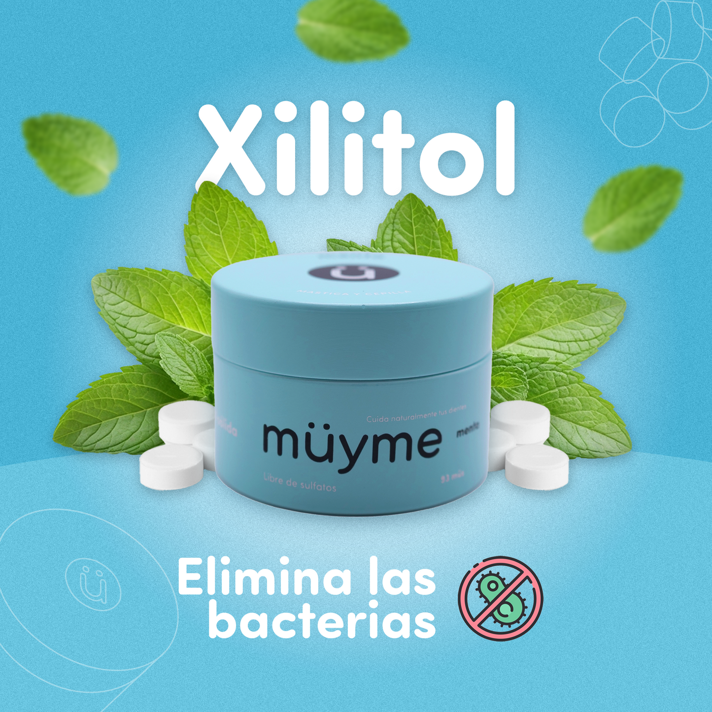 Pasta Dental en Tabletas con Xilitol | Lata