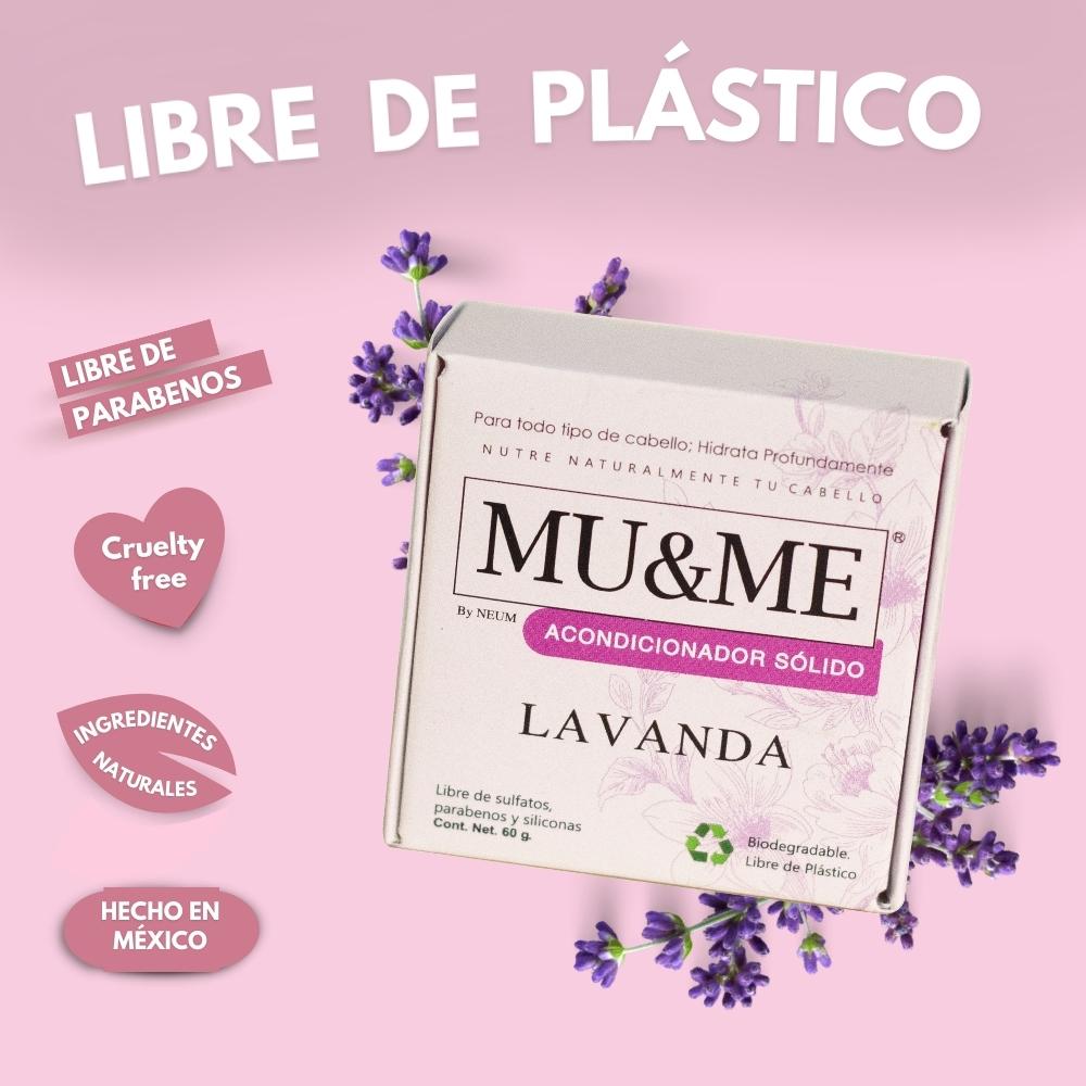 Acondicionador Sólido MU&ME | Lavanda | 60 gramos