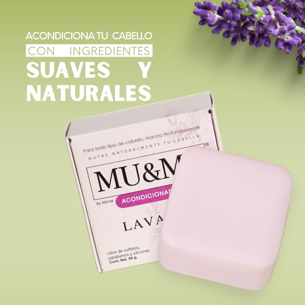 Acondicionador Sólido MU&ME | Lavanda | 60 gramos