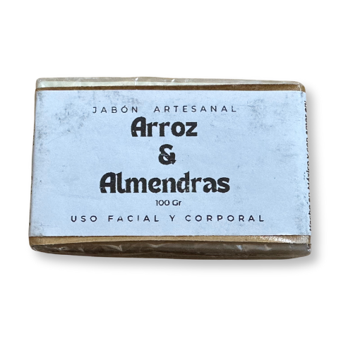 Alti-Za | Jabón Artesanal | Arroz y Almendras | 100 gramos