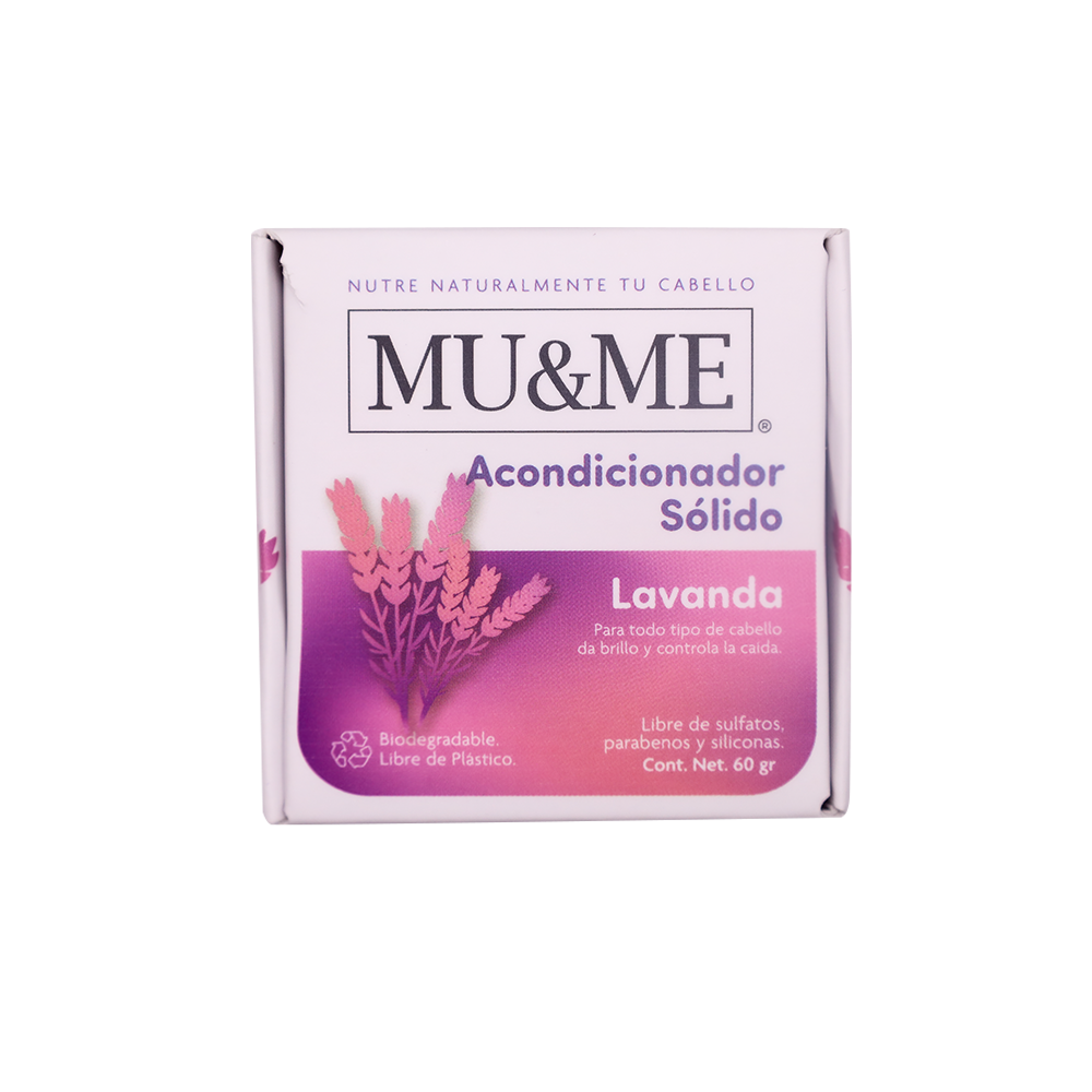 MU&amp;ME Solid Conditioner | Lavender | 140 grams