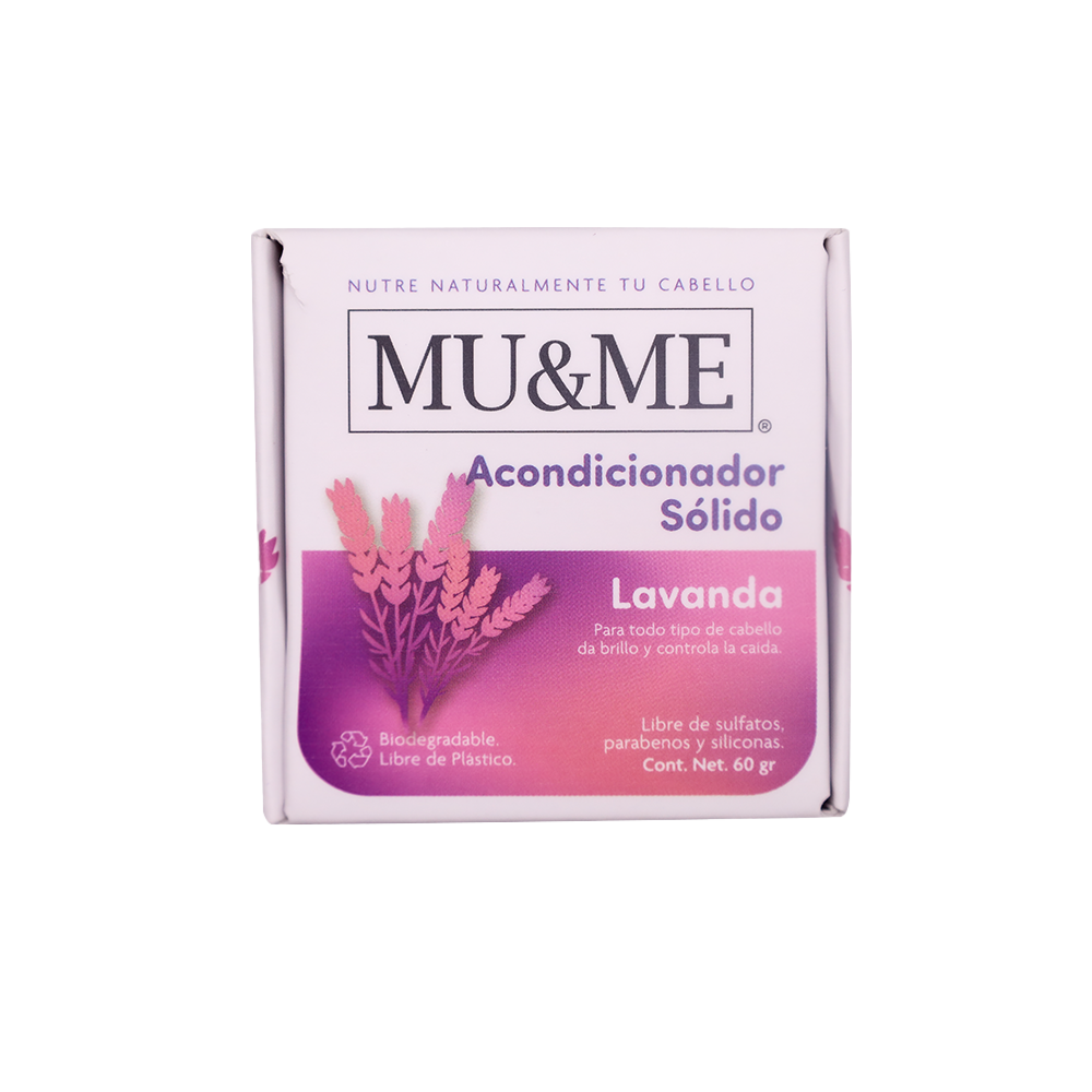 MU&amp;ME Solid Conditioner | Lavender | 140 grams