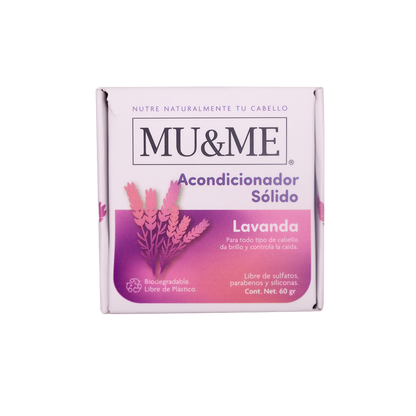 MU&amp;ME Solid Conditioner | Lavender | 140 grams
