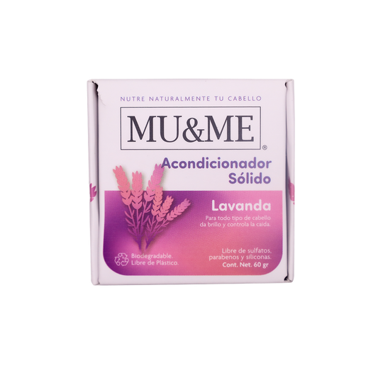 MU&amp;ME Solid Conditioner | Lavender | 140 grams