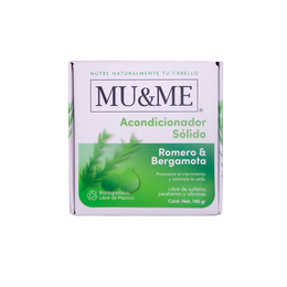 MU&amp;ME Solid Conditioner | Rosemary &amp; Bergamot | 60 grams
