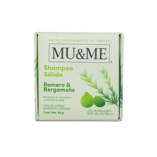 Shampoo Bar MU&ME - Rosemary and Bergamot - 60 grams