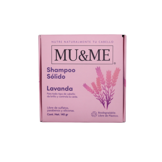 MU&amp;ME Solid Shampoo | Lavender | 140 grams