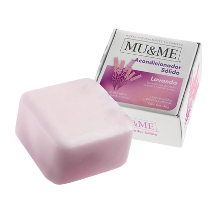 Acondicionador Sólido MU&ME | Lavanda | 140 gramos