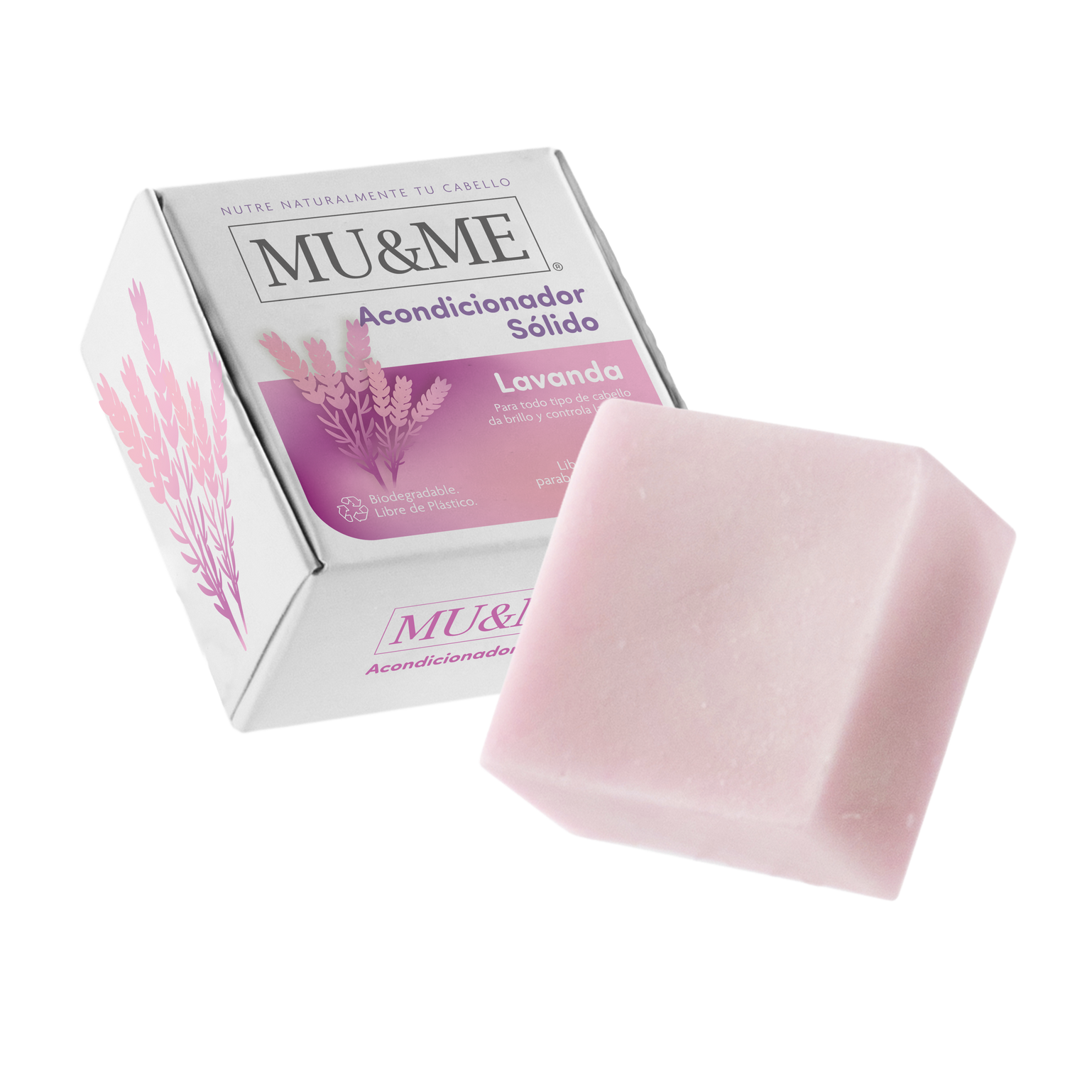 Acondicionador Sólido MU&ME | Lavanda | 60 gramos