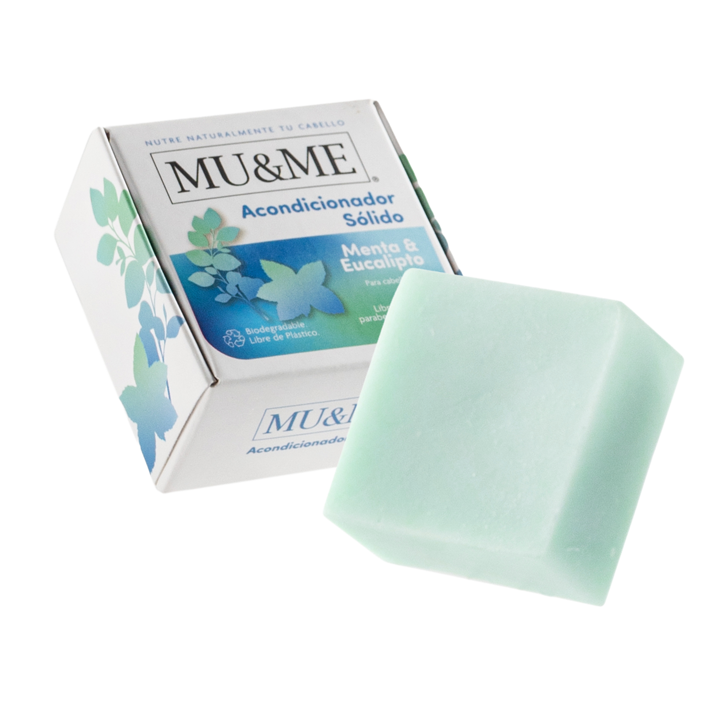 Acondicionador Sólido MU&ME | Menta & Eucalipto | 60 gramos