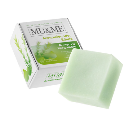 Acondicionador Sólido MU&ME | Romero & Bergamota | 60 gramos