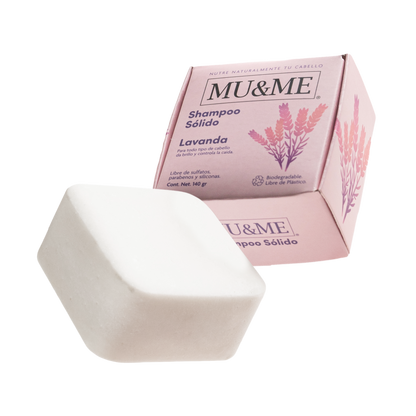 MU&amp;ME Solid Shampoo | Lavender | 140 grams