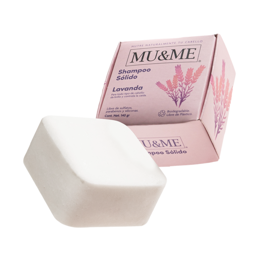 MU&amp;ME Solid Shampoo | Lavender | 140 grams