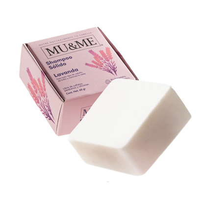 MU&amp;ME Solid Shampoo | Lavender | 60 grams