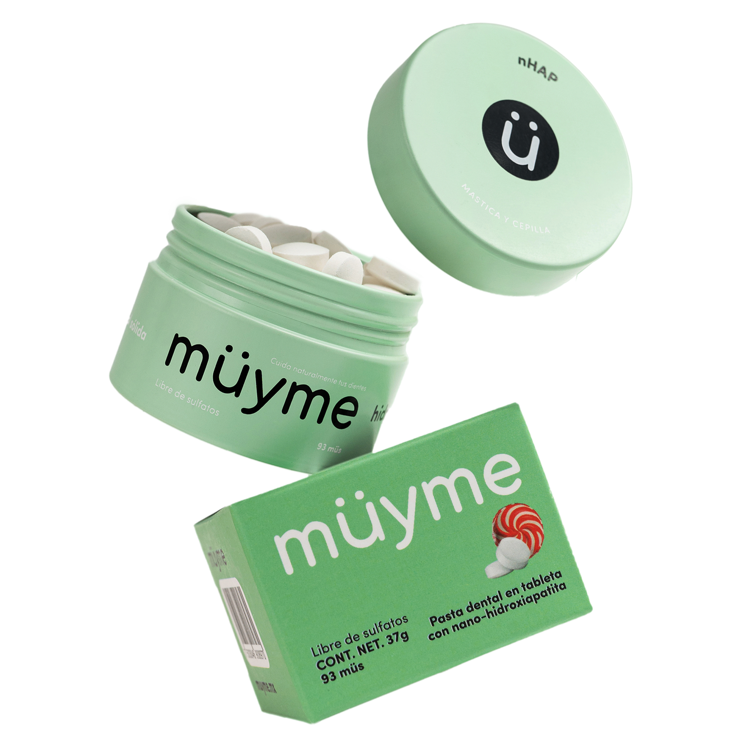 Pasta Dental en Tabletas con Nano-Hidroxiapatita | Lata