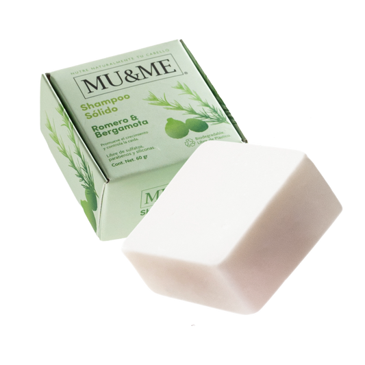 Shampoo Bar MU&ME - Rosemary and Bergamot - 60 grams