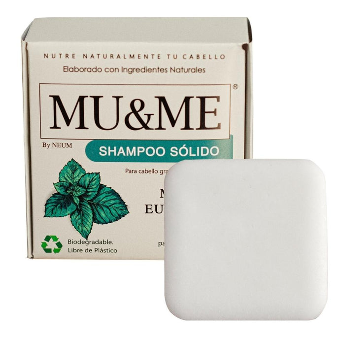 MU&amp;ME Solid Shampoo | Mint &amp; Eucalyptus | 140 grams