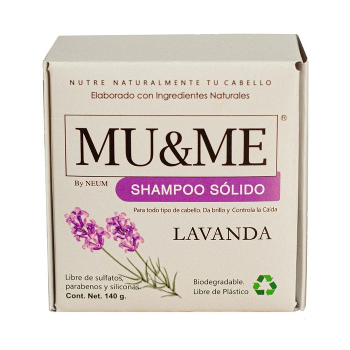 Shampoo Sólido MU&ME | Lavanda | 140 gramos