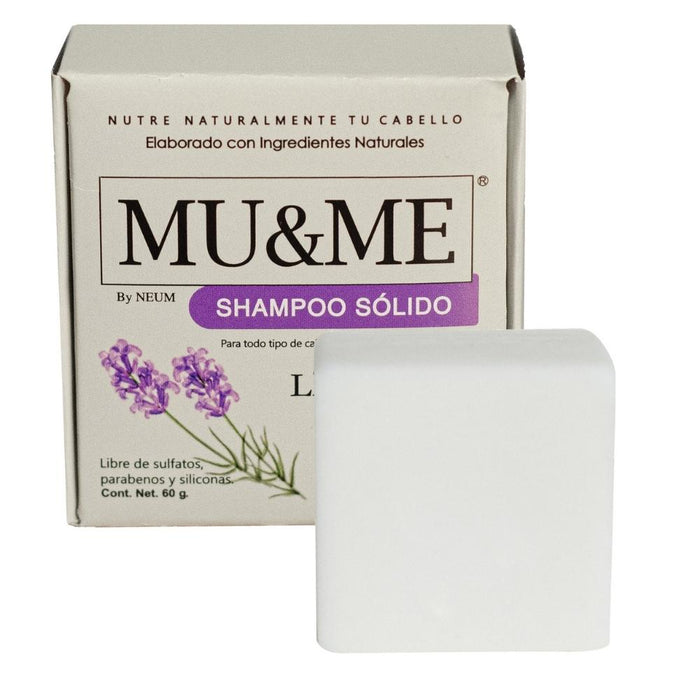 MU&amp;ME Solid Shampoo | Lavender | 60 grams