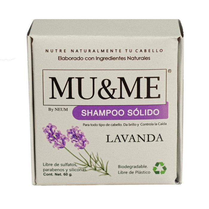 Shampoo Sólido MU&ME | Lavanda | 60 gramos