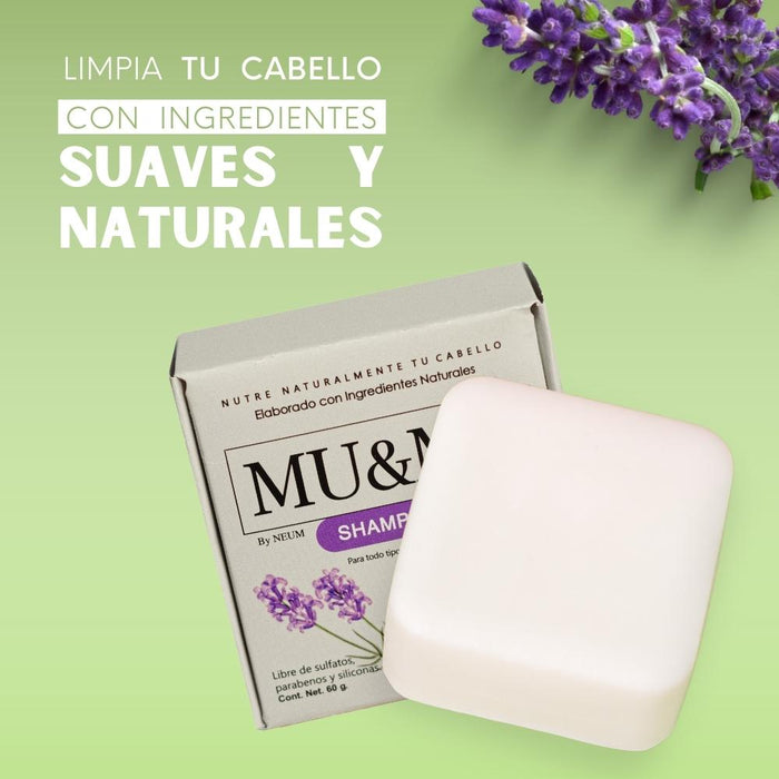 MU&amp;ME Solid Shampoo | Lavender | 60 grams