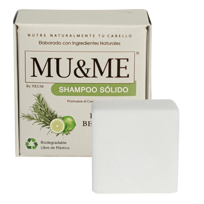 Shampoo Solido MU&ME | Romero & Bergamota | 60 gramos