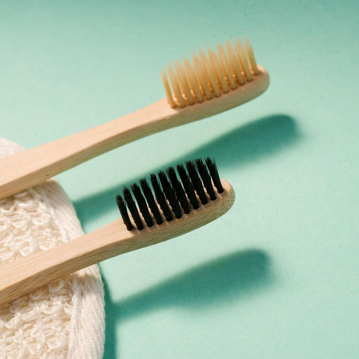 Bamboo Toothbrush | Bristles Medium Hardness Color Beige