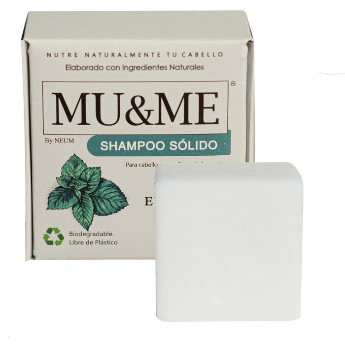 MU&amp;ME Solid Shampoo | Mint &amp; Eucalyptus | 60 grams