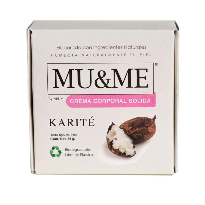 Crema en Barra MU&ME | Karité | 75 gramos