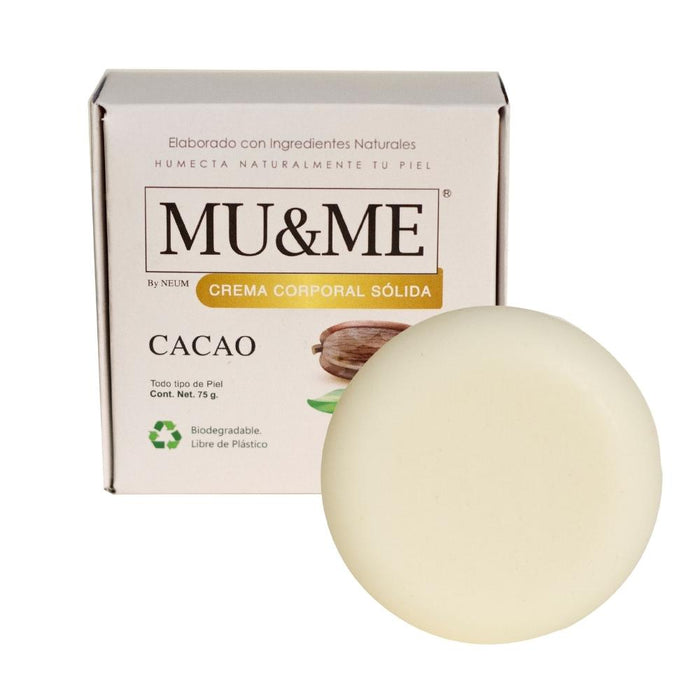 Crema en Barra MU&ME | Cacao | 75 gramos
