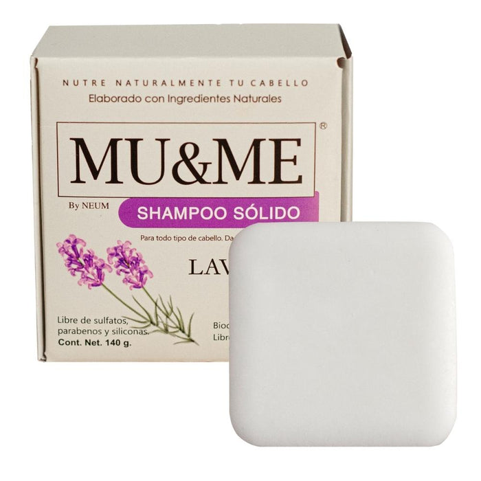 Shampoo Sólido MU&ME | Lavanda | 140 gramos