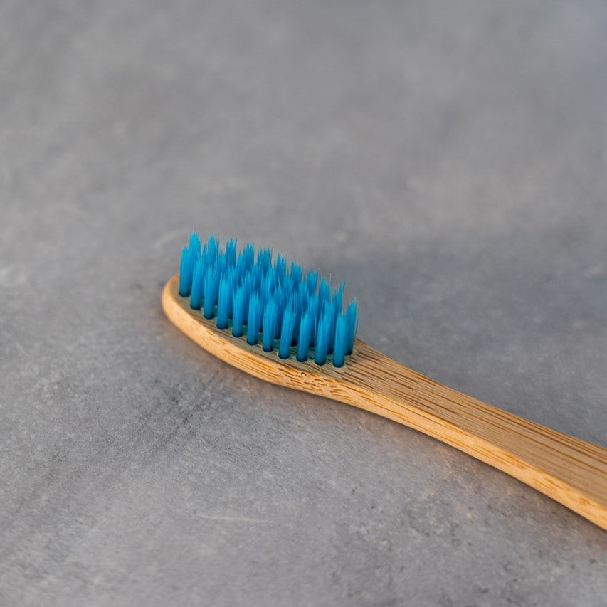 Bamboo Toothbrush for Kids | Medium Bristles | Blue
